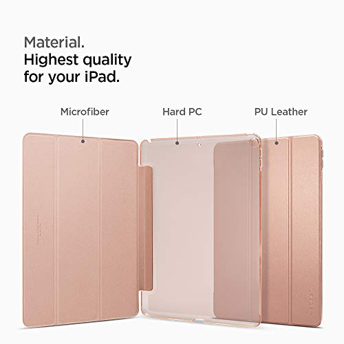 Spigen Smart Fold Compatible con iPad Air 3 10.5 Pulgadas (2019) Funda - Oro Rosa - Imagen 8