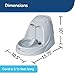 PetSafe Drinkwell Platinum Dog and Cat Water Fountain, Automatic Drinking Fountain for Pets, 168 oz.thumb 2