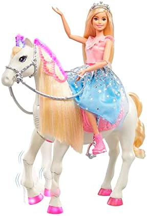 Barbie Princess Adventure Doll and Prance Shimmer Horse with