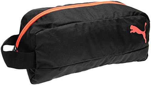 Original Bags Puma Pro Training Boot Bag Black/Coral Football Soccer Rugby Footwear Case One Size