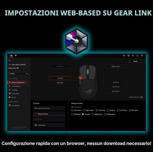 ROG DELTA II, Cuffie Gaming Senza Fili, Bianche