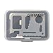 Credit Card Survival Wallet Pocket Tools+ Utility Key Multitool (8 pack) Thick Steel/Inch Scale Gifts for mens