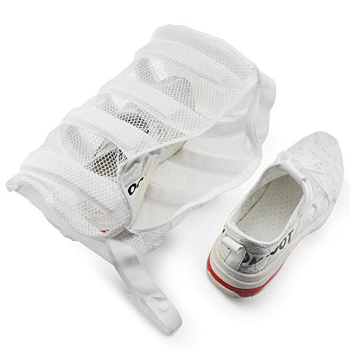 SOOHAO Pack of 2 Shoes Wash Bags with Bumper Protectors, Shoes Laundry
