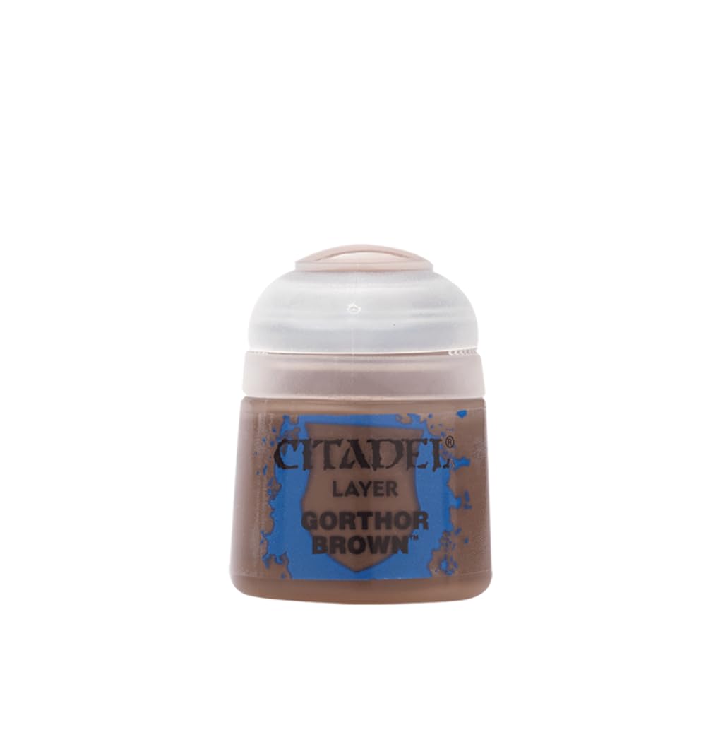 CITADEL Games Workshop Colour Layer: Gorthor Brown (12ml) Paint