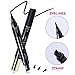 Double-Sided Winged Liquid Eyeliner Stamp by Tatyana Naturals (10mm, Matte Black) Smudge-Proof, Waterproof, Create Perfectly Identical Wings for Your Cat Eye Makeup