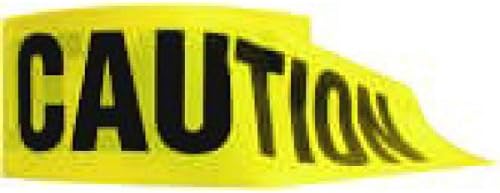 CAUTION Tape Yellow 3"x1000' / roll
