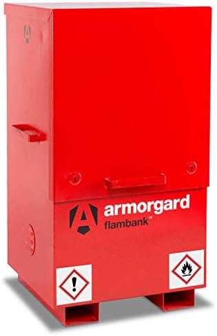 ArmorgardFlambank Chemical and Flammables Secure Site Storage Chest 765mm 675mm 1270mm
