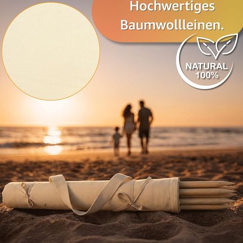 Amazinggirl Windshield Beach Camping Privacy Screen - Wind and Sun Protection Ideal for Garden, Swimming Pool, Travel and Patio, Lightweight and Stable Privacy Screen for Outdoor Use