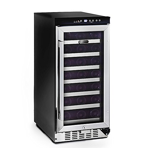 Whynter BWR-33SA 33 Bottle Built-In Wine Refrigerator, Stainless Steel