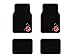 BDK Lady Bug Design Carpet Floor Mats for Car SUV - 4 Piece Set, Licensed Prodcuts, Secure Backing