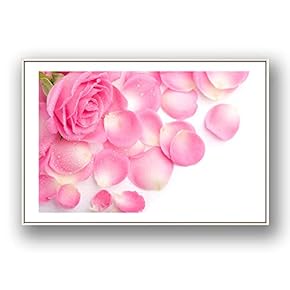 Framed Canvas Wall Art for Living Room, Bedroom Rose Flowers Canvas Prints for Modern Home Decoration Ready to Hang - 16"x24" inches