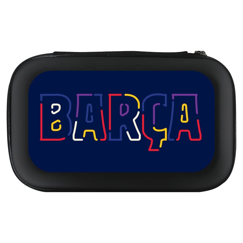 Darts Corner Officially Licensed Barcelona Football Club Case Barca FC Dart Storage Case Wallet, Dark Blue Barca Logo (W613)