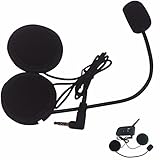 Intercom Microphone & Headset + Helmet Clip, Evary V6 Bluetooth Interphone Accessories Replacement Parts(2 pack) Intercom Microphone & Headset + Helmet Clip, Evary V6 Bluetooth Interphone Accessories Replacement Parts(2 pack)