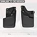 oEdRo Upgraded Front Rear Mud Flaps Compatible with 2016-2020 Toyota Tacoma (for Models with OEM Fender Flares ONLY), Full Set 4pc Splash Mud Guards