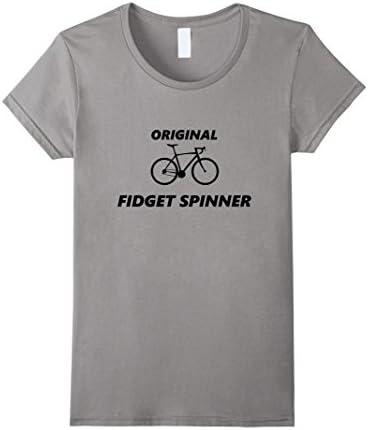 Womens Original Fidget Spinner - Cycle t-shirt for Cyclists XL Slate