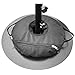 Abba Patio 22'' Round Umbrella Base Weight Bag Up to 55lbs, Detachable Easy Fill Umbrella Weight