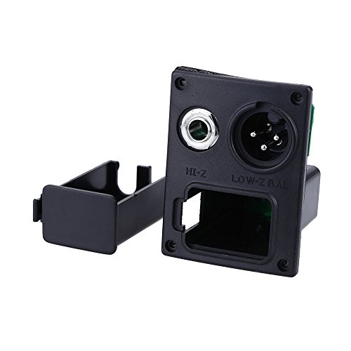 Acoustic 5-Band EQ Equalizer Guitar Preamp Piezo Pickup Tuner with LCD Display and Easy to Read