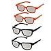 uxcell 3D Clip-on Glasses Set for Movies/Cinema Compatible with Reald Cinema 2xAdults Sized and 2xChildren Sizedthumb 4