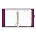 Filofax 2016 A5 Organizer, Domino Patent Aubergine with Spots, 8.25 x 5.75