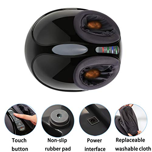 Foot Massager, Sotion Electric Shiatsu Foot Massage Machine with Heat Function, Adjustable Intensity, Air Pressure, Deep 3D Kneading Rolling Vibration Relieves for Plantar Fasciitis - Thumbnail 5