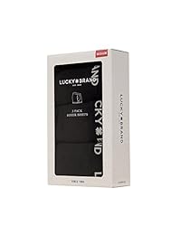 Lucky Brand - Calzoncillos tipo bóxer de algodón para hombre con mosca funcional (3 unidades)
