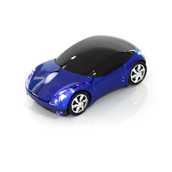 ASHATA-Wireless-Mouse-24G-Sport-Car-Shaped-Bluetooth-Optical-Mouse-with-USB-Receiver-1600DPI-for-PC-Desktop-Laptop-Tablet-Gaming-OfficeBlue ASHATA Wireless Mouse, 2.4G Sport Car Shaped Mouse Bluetooth Optical Mouse with USB Receiver,Portable Cute 1600DPI Mouse…