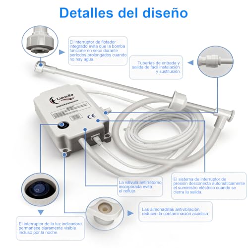 CHAGEE Bomba Dispensadora de Agua, 110V 40psi, 1 Galón por Minuto, para Garrafón de 19 litros (5 Galones) o 11 litros (3 Galones), Uso en Hogar/Oficina, Cocina, Refrigerador o Máquina de Café