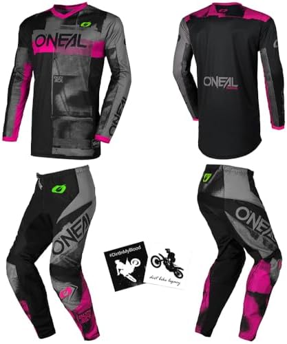 Amazon.com: MX Outfit O'Neal Element Warhawk White Men (W28/Small