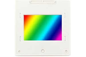 Transmission Diffraction Grating 1600/1200/1000/600/300/80 Lines PET Optical 2mm Sheet for Spectrophotometer Teaching and Spe