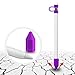 Fintie 3 Pieces Silicone Bundle Compatible with Apple Pencil 1st Generation, Soft Protective Cover Accessories Pencil Cap Holder with Nib Cover, Cable Adapter Tether, Purple