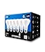 HyperSelect 9W LED Light Bulb BR20 - E26 Bulb Non-Dimmable (40W Equivalent), 3000K (Soft White Glow), 520 Lumens, Wide LED Flood Light Bulb, UL-Listed (6 Pack)