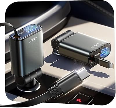 Caricatore Auto USB C 57 W [2025 Super Mini] Accendisigari USB C [75% Più Piccolo] Ricarica Rapido Caricabatterie, Regali per Lui fit iPhone 16 15 14 13 12 Pro Max iPad Galaxy S25 S24 Ultra
