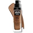 NYX PROFESSIONAL MAKEUP Can't Stop Won't Stop Foundation, 24h Full Coverage Matte Finish - Mahogany