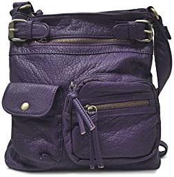 Sori Collection Spacious Messenger &amp; Cross Body for Young Women and Girl Handbag (Purple)