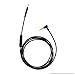 GEEKRIA Audio Cable with Mic Compatible with Bose QuietComfort Ultra/SE/45/35 II Headphones, 3.5mm to 2.5mm Replacement Stereo Cord with Inline Microphone (4 ft/1.2 m)