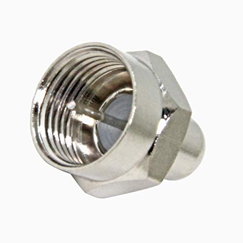 Coax Cap Cover, 75 Ohm Terminator, 10Pack, RFAdapter, Coax Terminator
