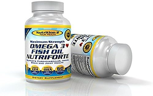 Omega 3 Fatty Acids - Triple Strength, Molecularly Distilled Fish Oil - Omega 3 Fish Oil 2000mg - EPA DHA Essential Fatty Acids Easy To Swallow Soft Gel Pills - Teen, Men, Women EFA Supplement