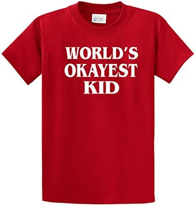 World's Okayest Kid T Shirt Funny Adult Tee Shirt military - Bild 17 von 18
