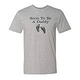 So Relative! Soon To Be A Daddy (Baby Footprints) Adult T-Shirt