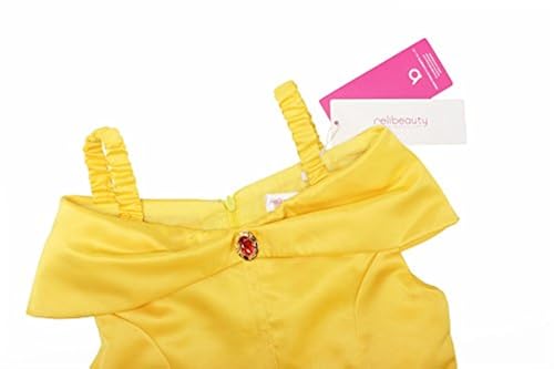 ReliBeauty Little Girls Princess Costume Dress Up Set - Includes Dress & Accessories, For Halloween, Birthday, Cosplay, Performances