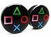 Playstation Controller Ear Plugs - Acrylic - Screw on - NEWPair