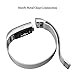 SWEES Fitbit Charge 2 Milanese Bands Metal Silver, Replacement Small & Large (5.5