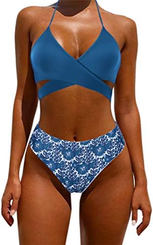 MOOSKINI Womens Padded Push-up Bikini Set Bathing Suits Two Pieces Swimsuit