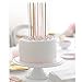 Talking Tables Pink Party Long Thin Cake Candles for a Birthday Party, Multicolor (16 Pack)