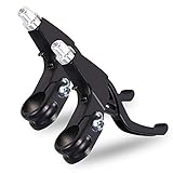 1 Pair Bicycle Brake Lever，Bicycle Brake Handle Mountain Road Bike V-Brake Lever Handlebar Brakes