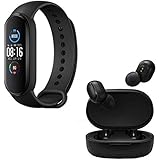 Kit Smartband Xiaomi Mi Band 5 + Redmi Airdots S (Versão 2020)