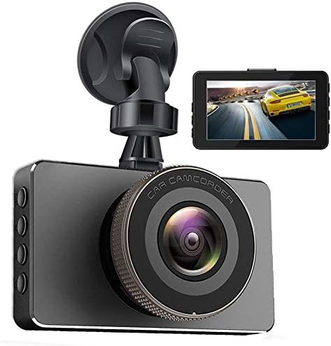 Dash Cam, Car DVR Dashboard Camera Recorder 3.8" LCD Screen,Car Camera Full HD 1080P 170 Degree Wide Angle, with G-Sensor, Loop Recording and Motion Detection