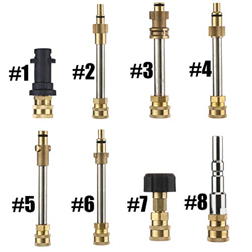 image for Mingle Pressure Washer Gun Adapter, to 1/4'' Quick Connect Fitting, Fi