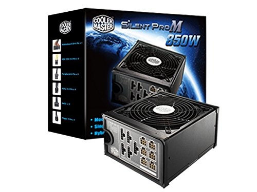 Cooler Master Silent Pro M - 850W 80 PLUS Bronze Power Supply with Modular Cables (RS850-AMBAJ3-US)