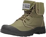 Palladium Men's Baggy Army Trng Camp Chukka Boot, Olive Drab/Beluga, 12 M US